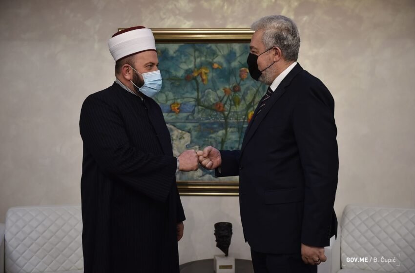  PM Krivokapić congratulates Rifat Fejzić  inauguration as Reis of Islamic Community in Montenegro