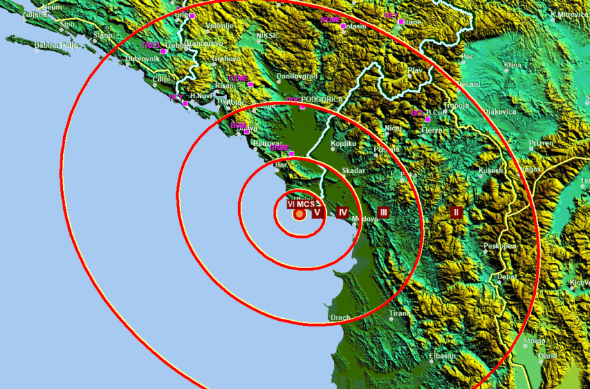  Zemljotres jačine 3,4 stepena, epicentar u Šušanju