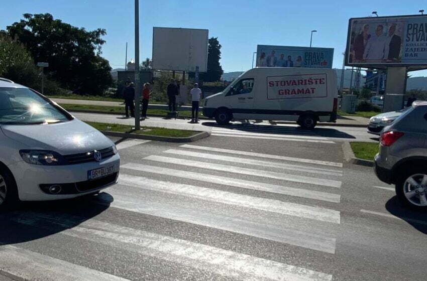  Oboren dječak na električnom trotinetu, srećom, prošao bez povreda