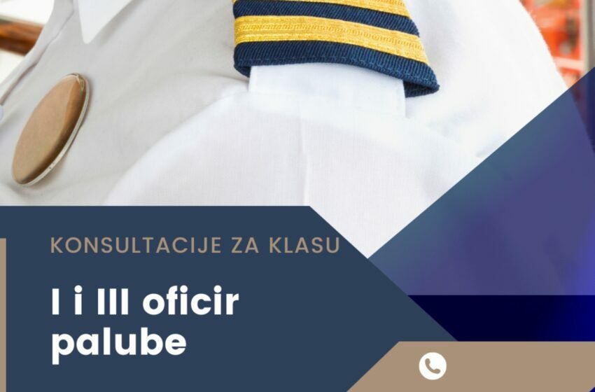  Konsultacije za klasu za oficire palube u Kotoru