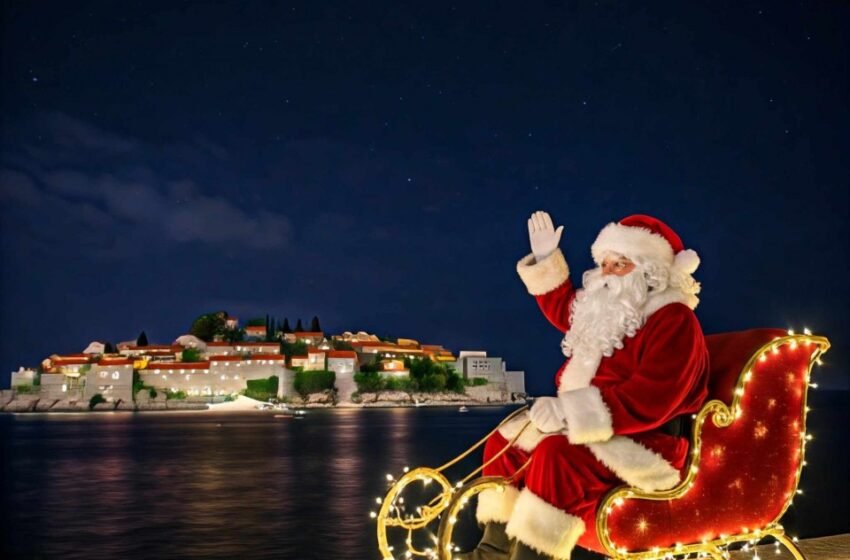   Djeda Mraz, Babe Mrazice i Vilenjaci u nedelju „stižu“ na Sveti Stefan