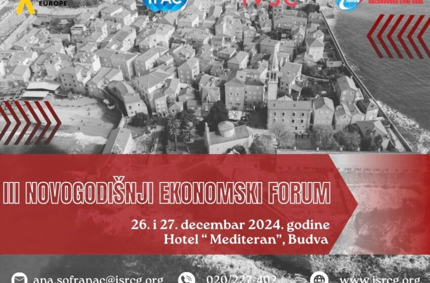  III Novogodišnji ekonomski forum: Izazovi i perspektive crnogorske ekonomije